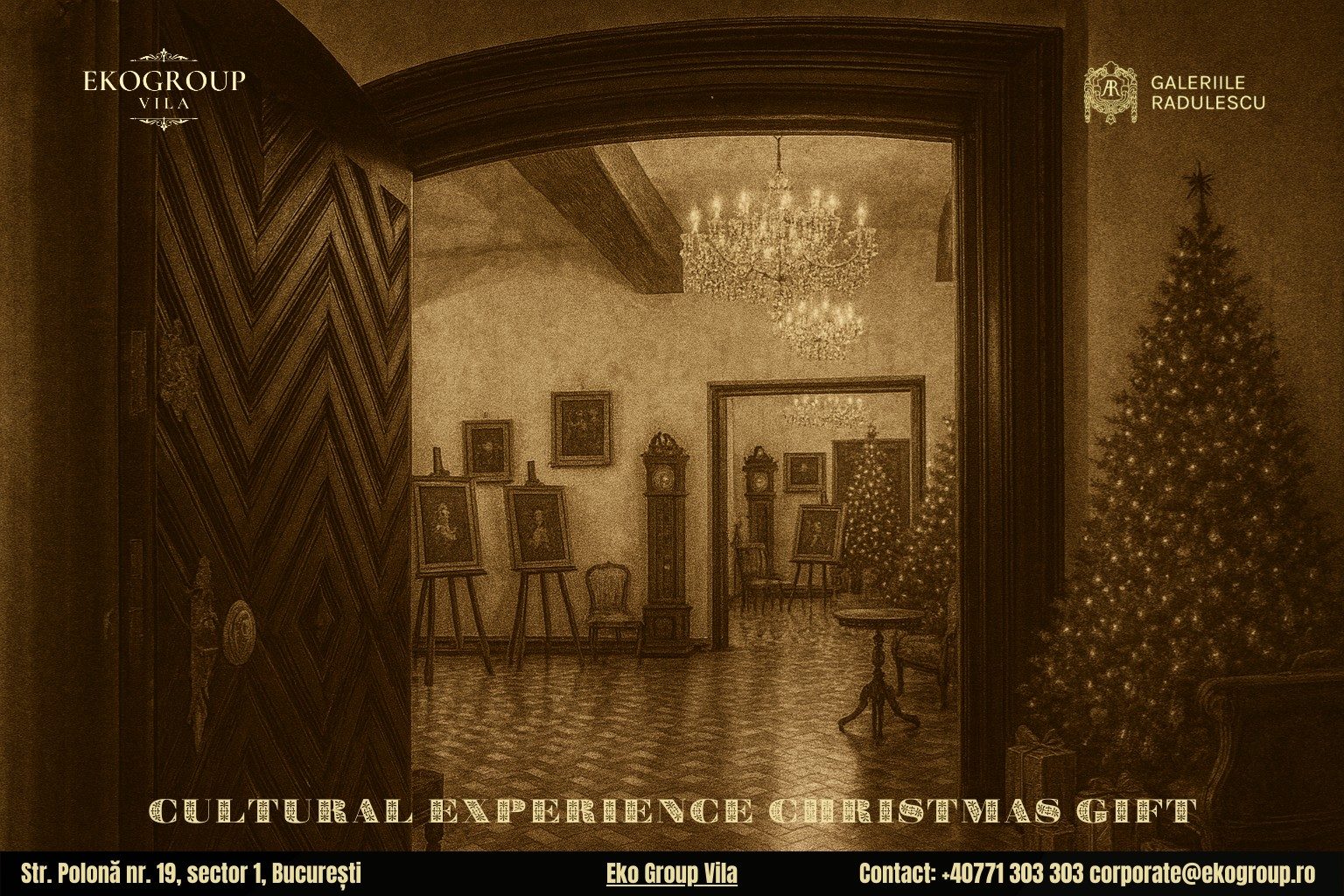 Cadou de Crăciun inspirat: O incursiune în farmecul Crăciunului anilor ’30 la Eko Group Vila