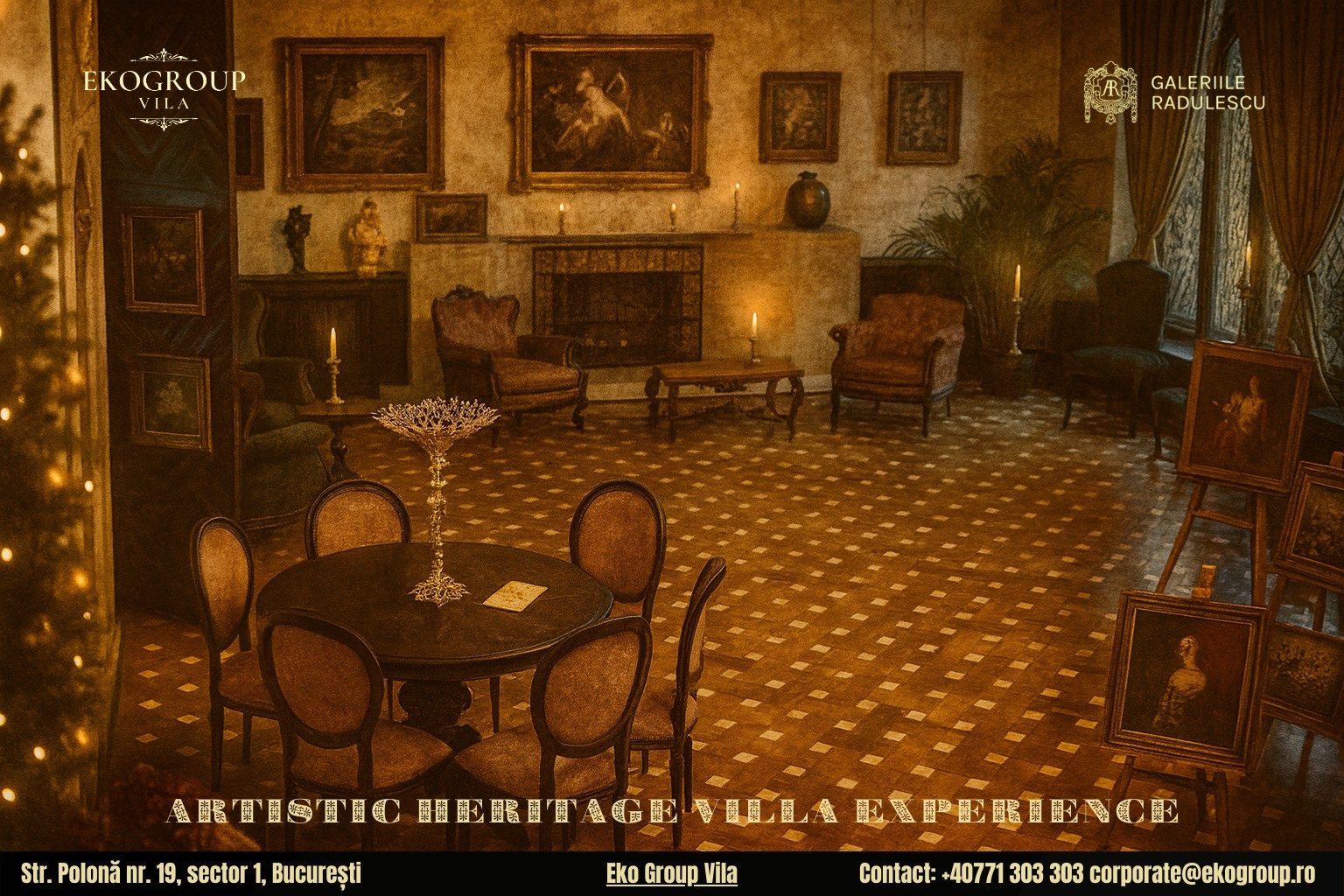 Povestea Crăciunului în cadrul Eko Group Vila: o incursiune în farmecul anilor ’30